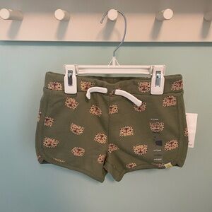 Rise Little Earthlings Cat Print Shorts